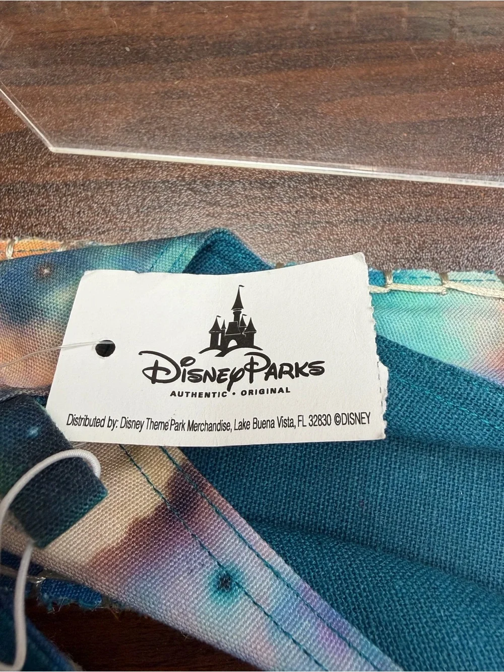 Disney Parks Colorful Tie-Dye Espadrille Flats with Beaded Mickey